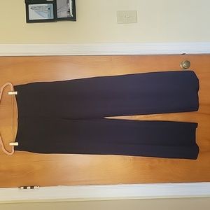 GUC Boden Navy Wide-Lwg High-Waisted trousers, sz US8R